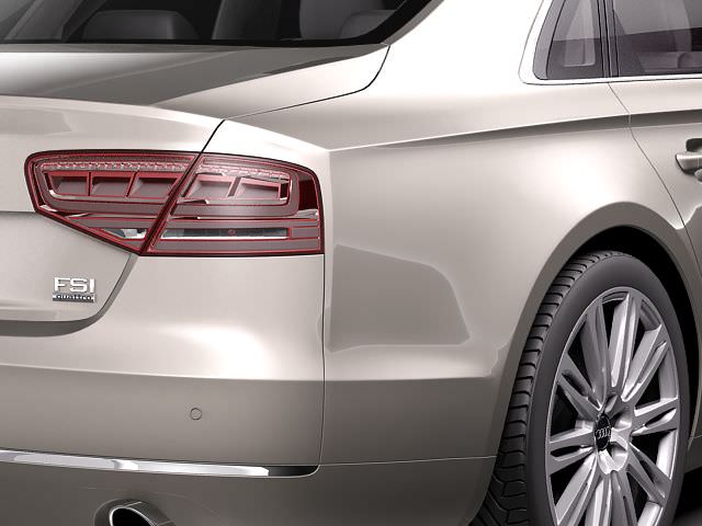 Audi A8 LED 2011 3D model_2
