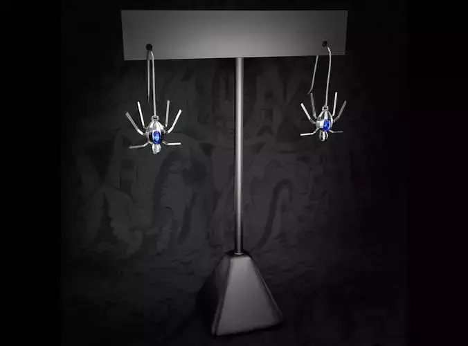 Spider Earings 3D print model