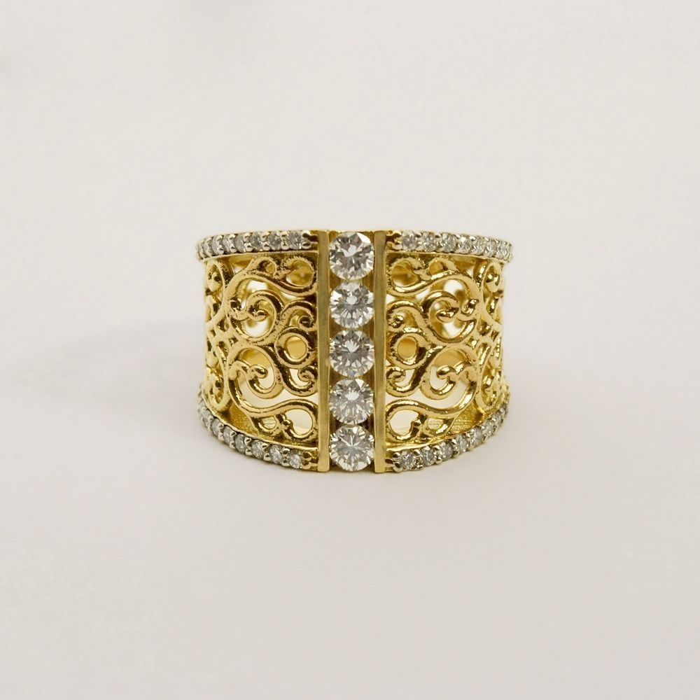 Filigree Ring 3D print model_0