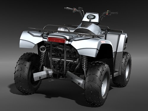 ATV QUAD AC700 3D model_3