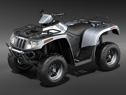 ATV QUAD AC700 3D model_1