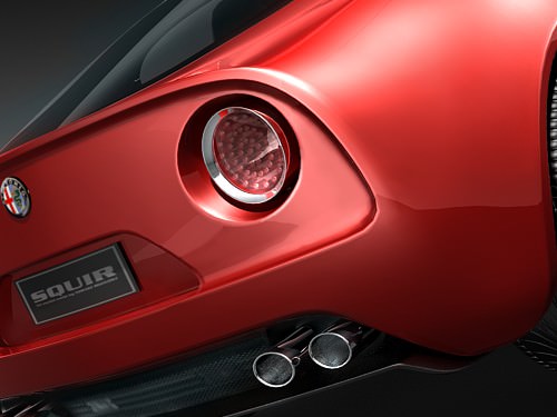 Alfa Romeo 8C Competizione HighPoly 3D model_4