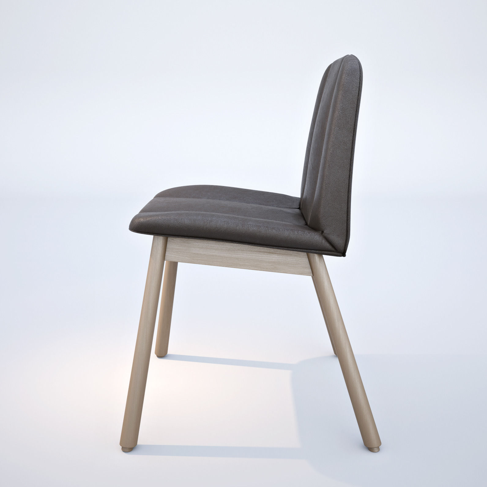 Billiani Hippy Wood chair 3D model_1