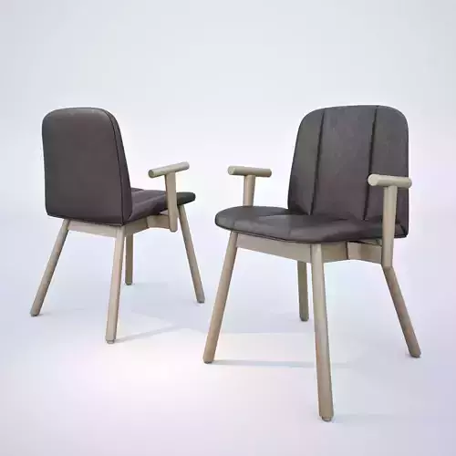Billiani Hippy Wood armchir 3D model