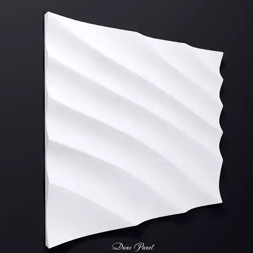 Dune Panel Decor 3D model