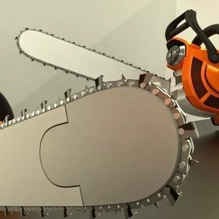 Chainsaw High Poly Version Free 3D model