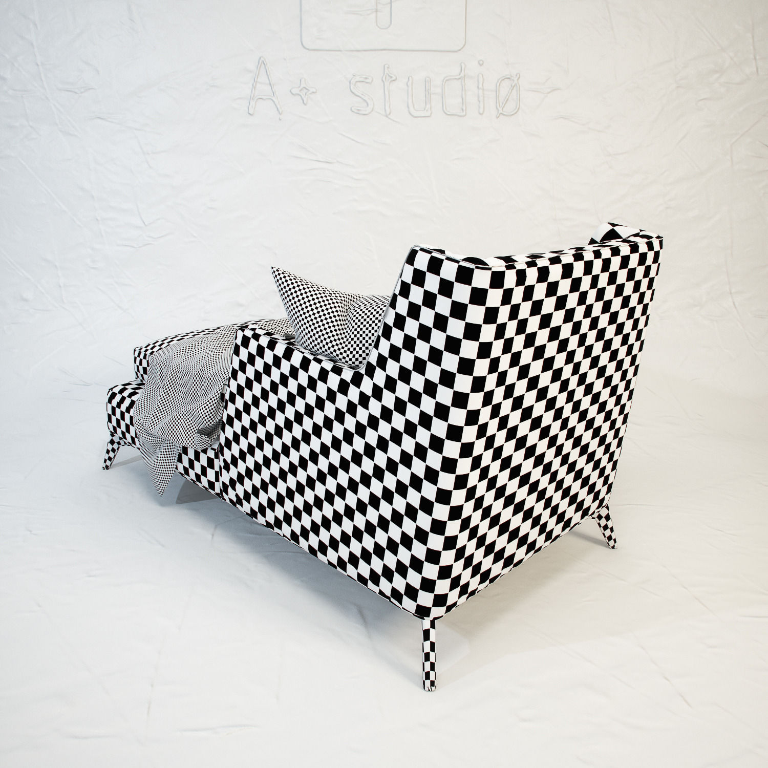 VIBIEFFE Class 680 lounge armchair 3D model_6