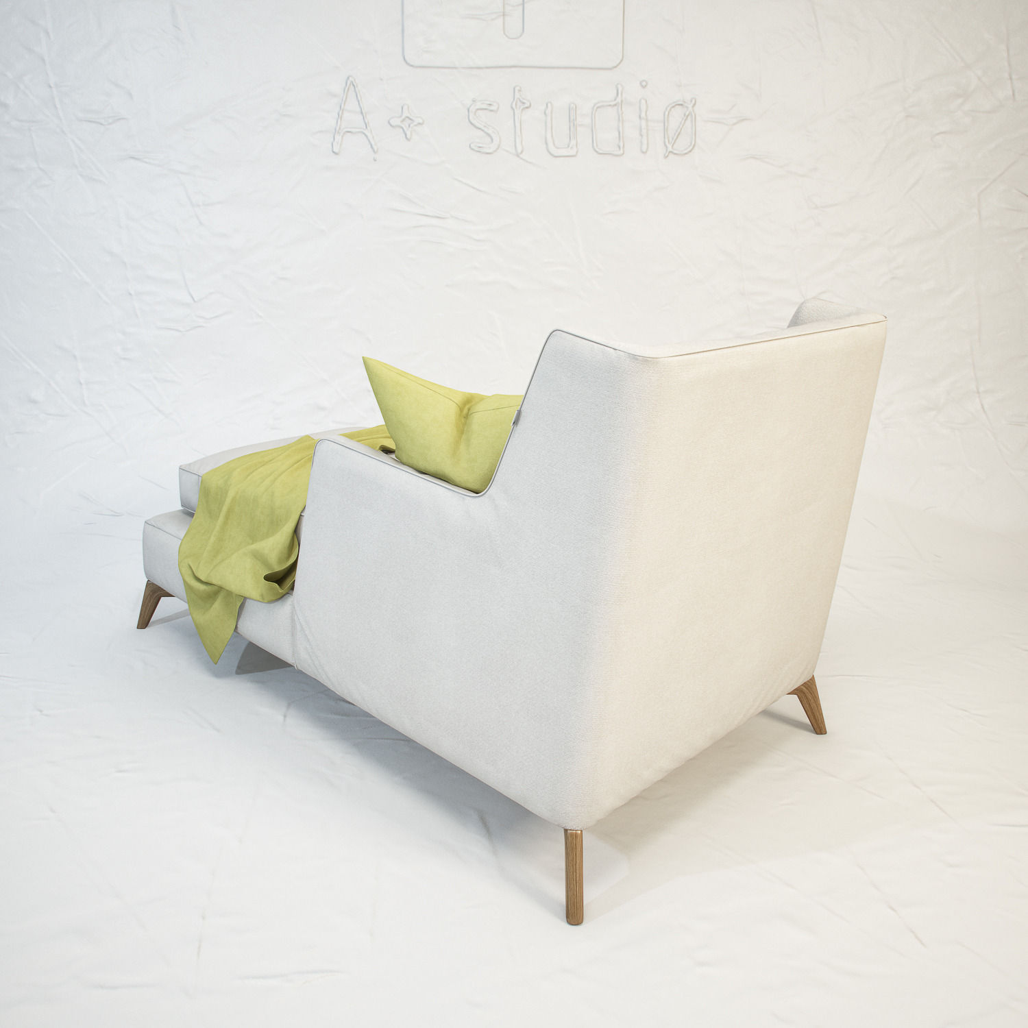 VIBIEFFE Class 680 lounge armchair 3D model_5