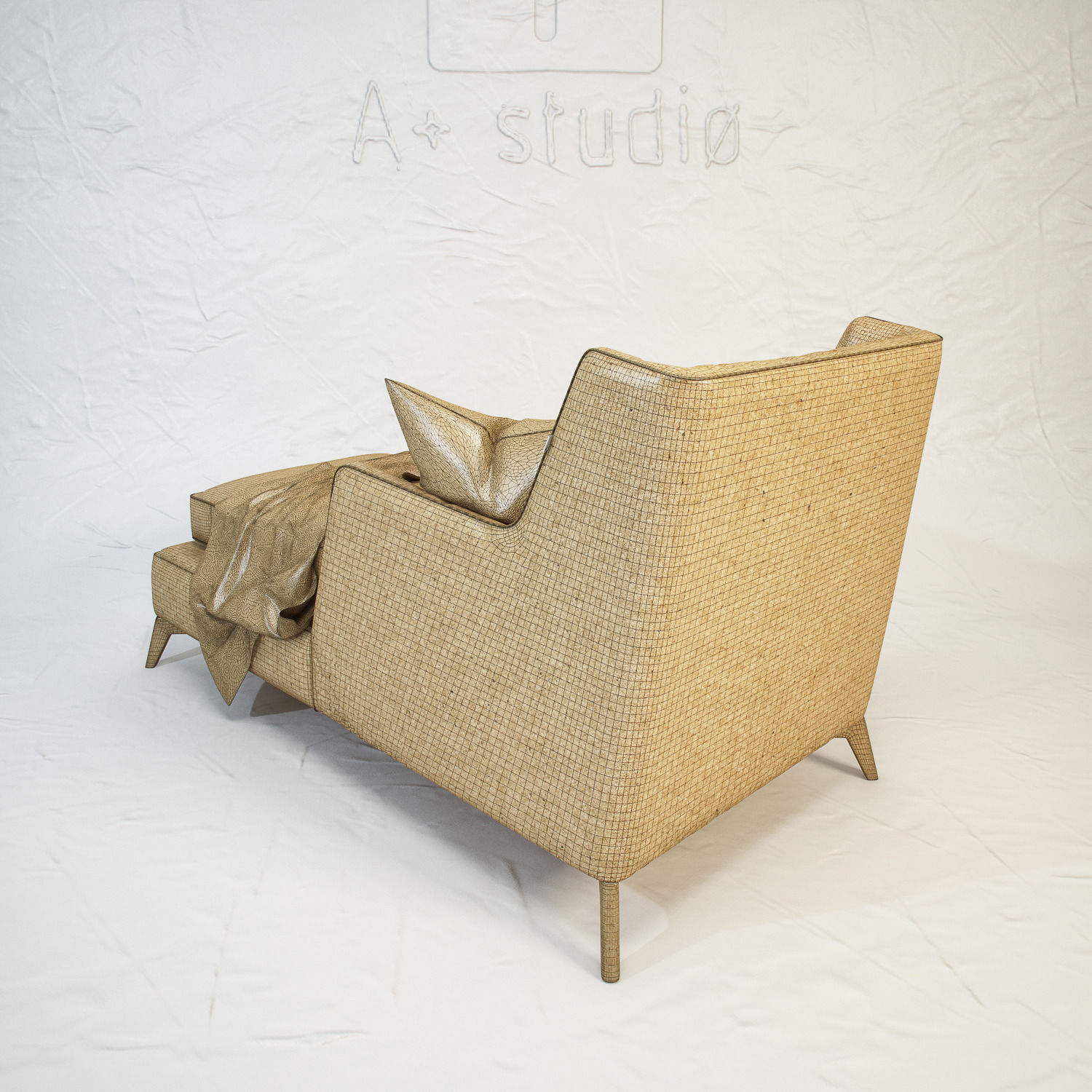 VIBIEFFE Class 680 lounge armchair 3D model_7