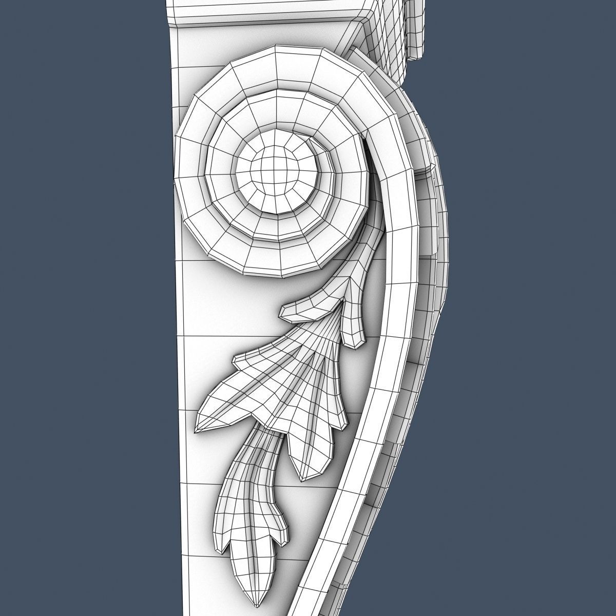Decorative Corbel 3D model_9