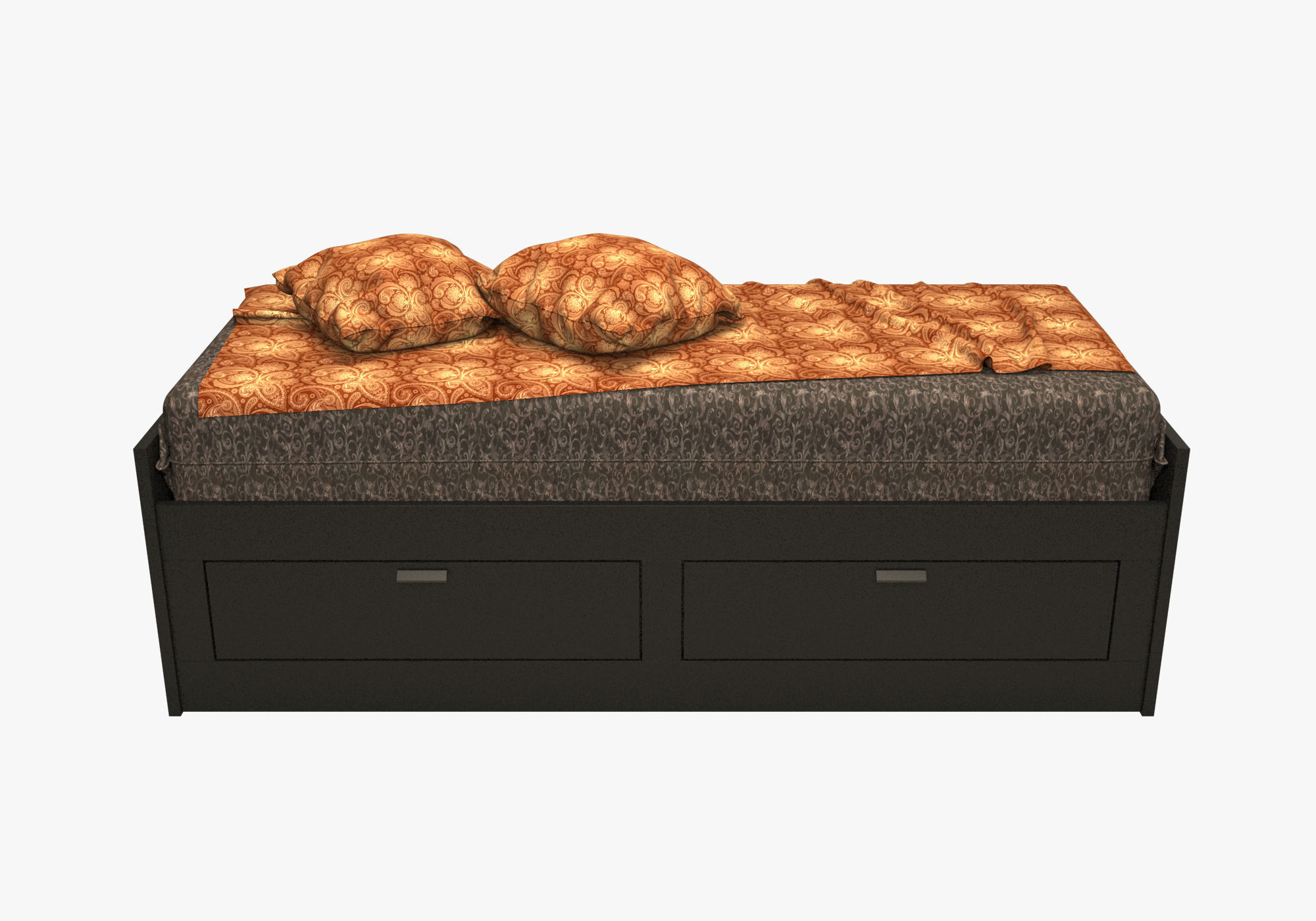 IKEA Brimnes Single Bed 3D Model max fbx CGTrader com IKEA Brimnes Single Bed 3D Model max fbx CGTrader com