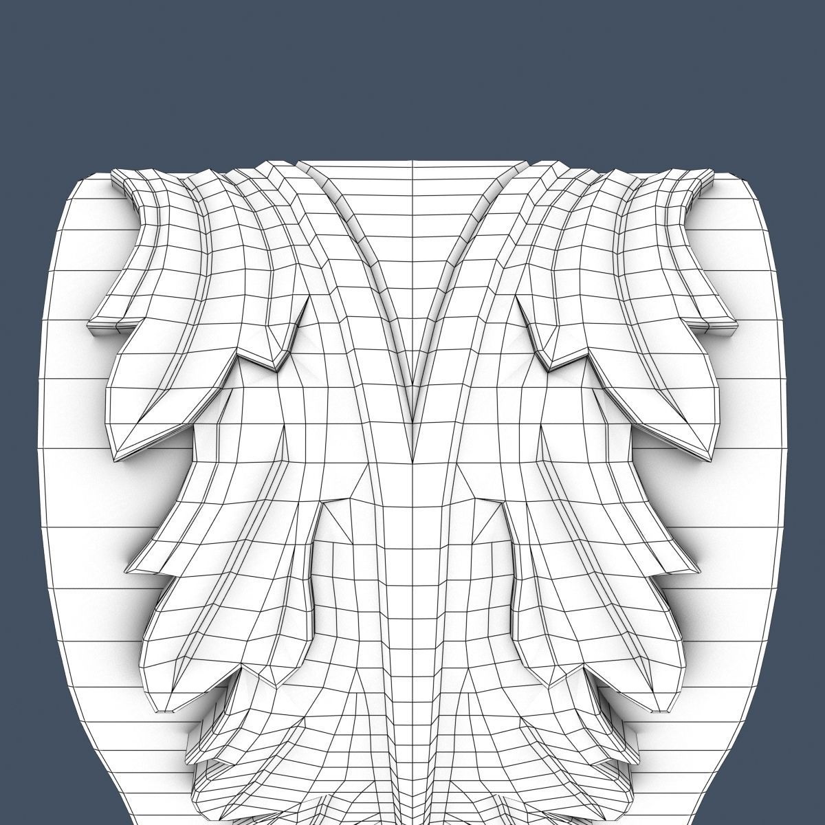 Decorative Corbel 3D model_5