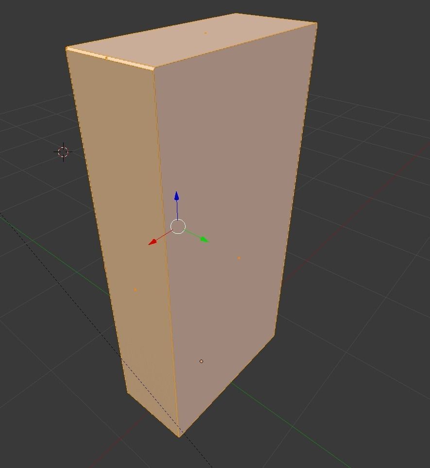 Closet mirror cabinet Low-poly 3D model_6