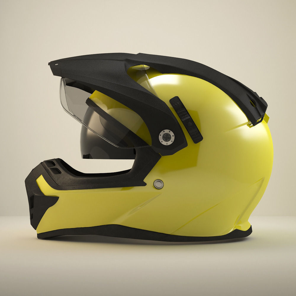 helmet motorcycle Free 3D model_2