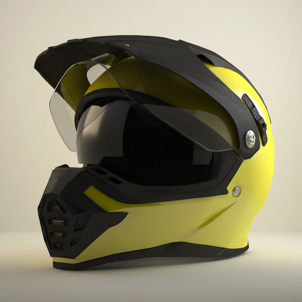 helmet motorcycle Free 3D model_1