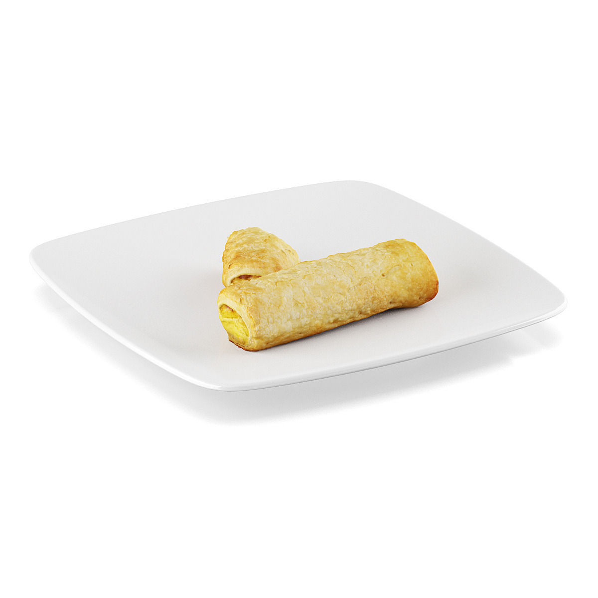 Cream horns 1 3D model_6