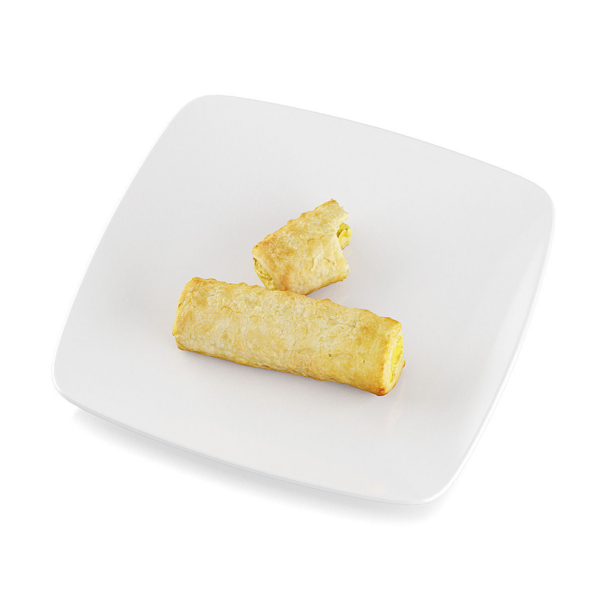 Cream horns 1 3D model_4