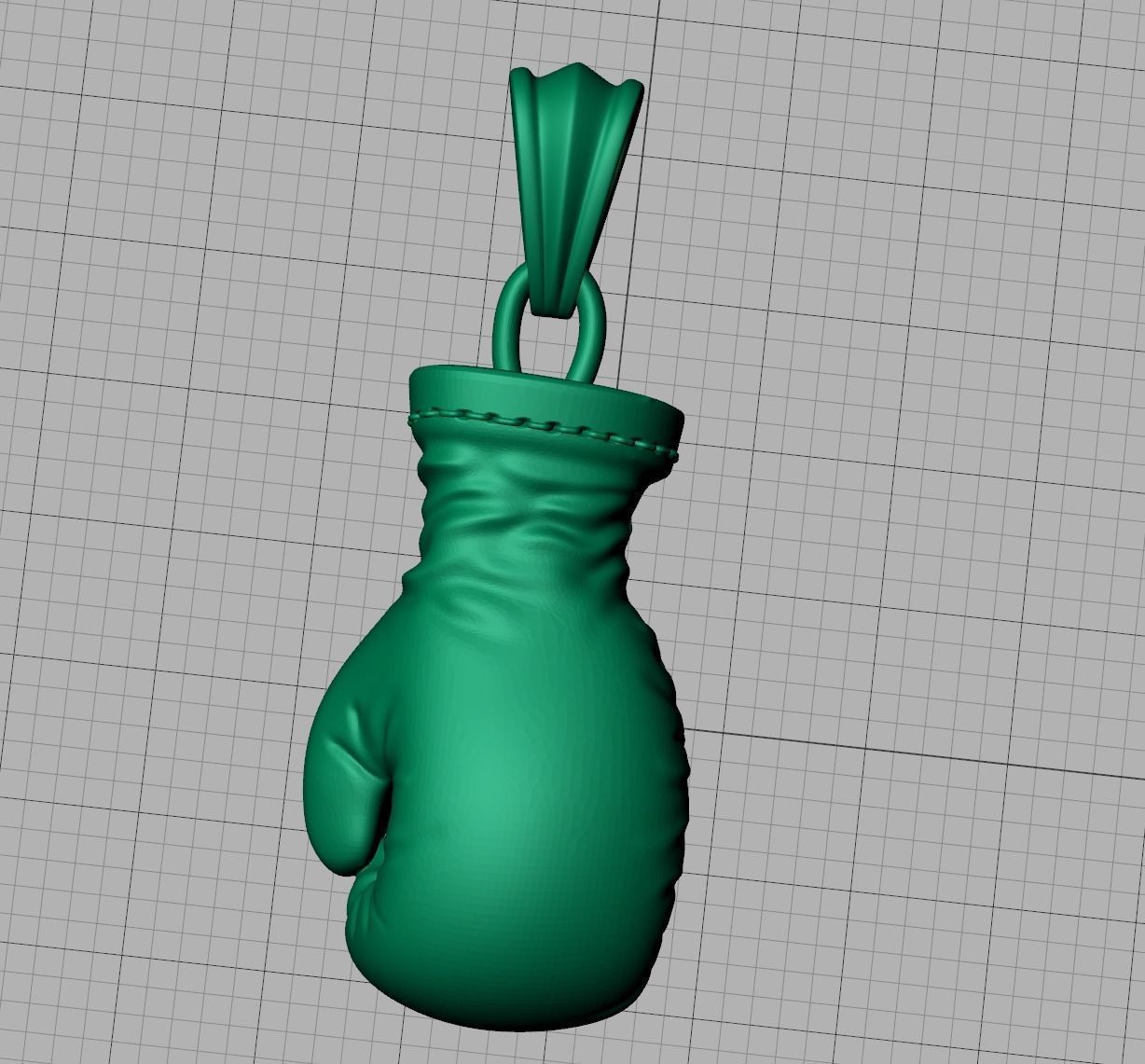Gold Boxing Gloves printable 3dmodel 3D print model_17