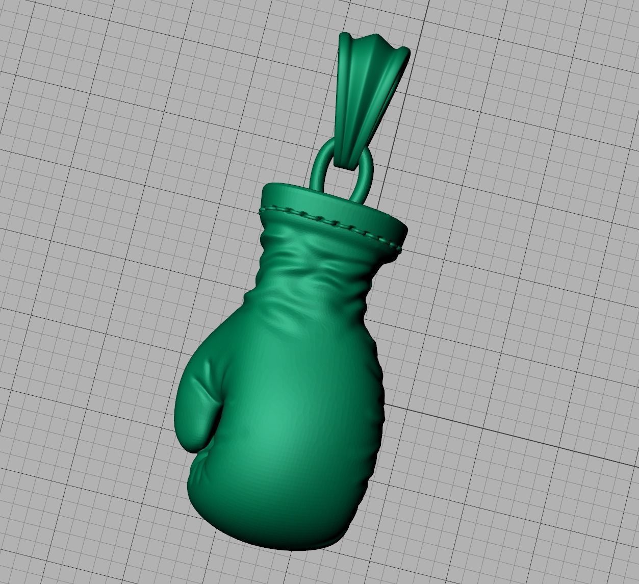 Gold Boxing Gloves printable 3dmodel 3D print model_16