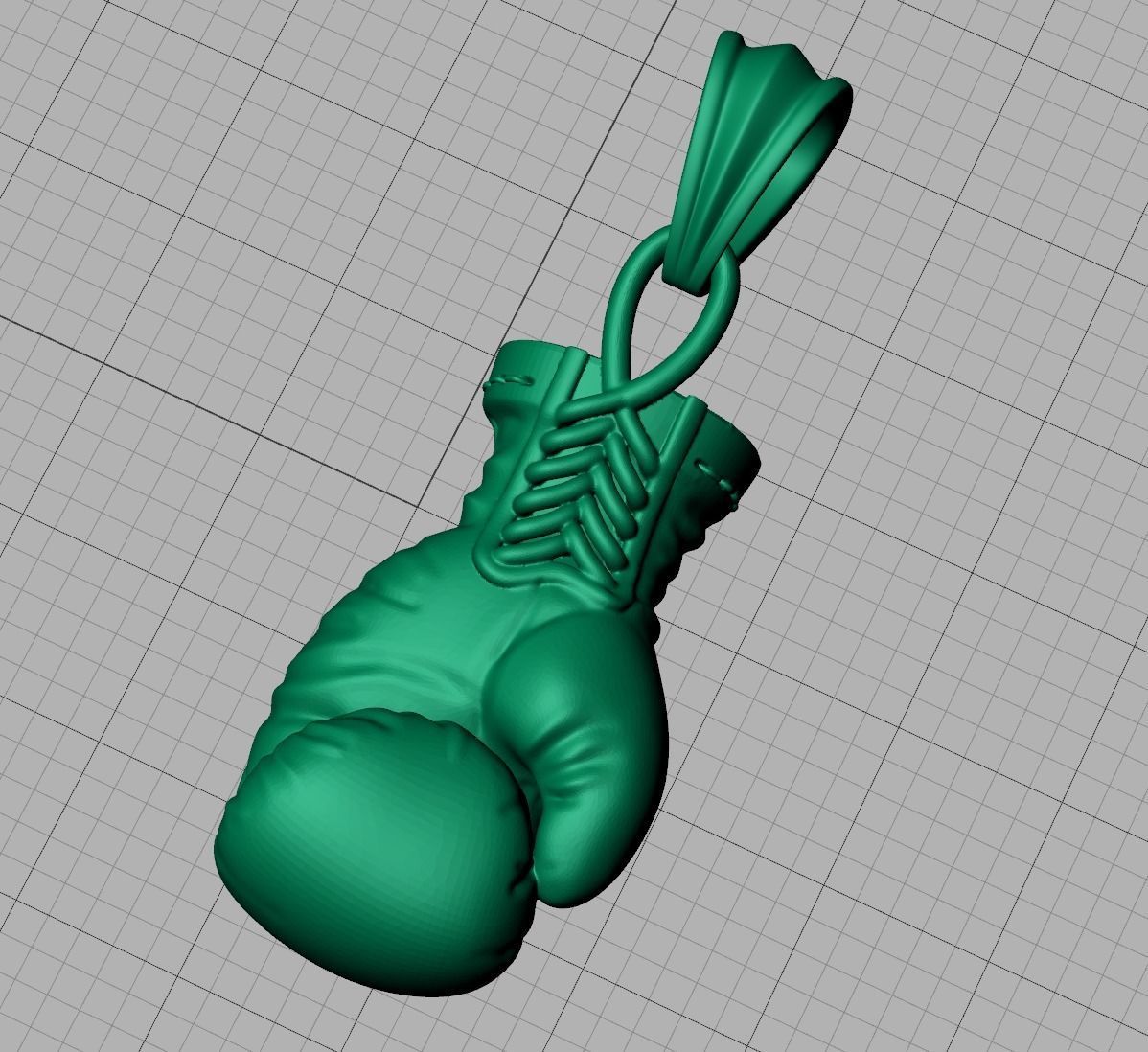 Gold Boxing Gloves printable 3dmodel 3D print model_14