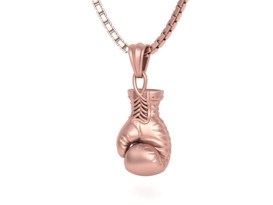 Gold Boxing Gloves printable 3dmodel 3D print model_8