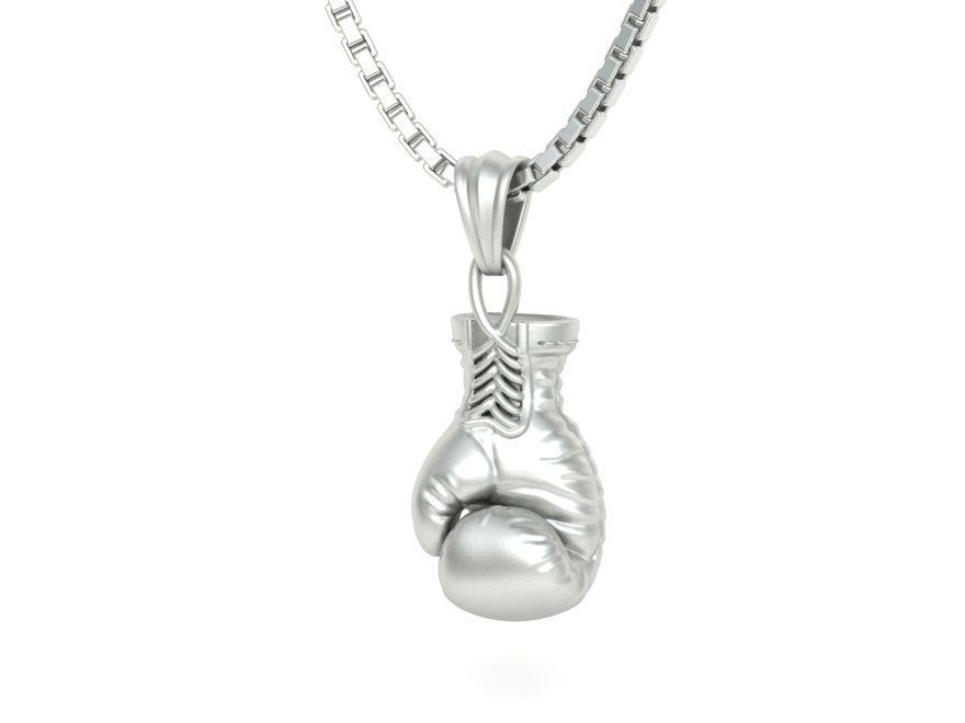 Gold Boxing Gloves printable 3dmodel 3D print model_9