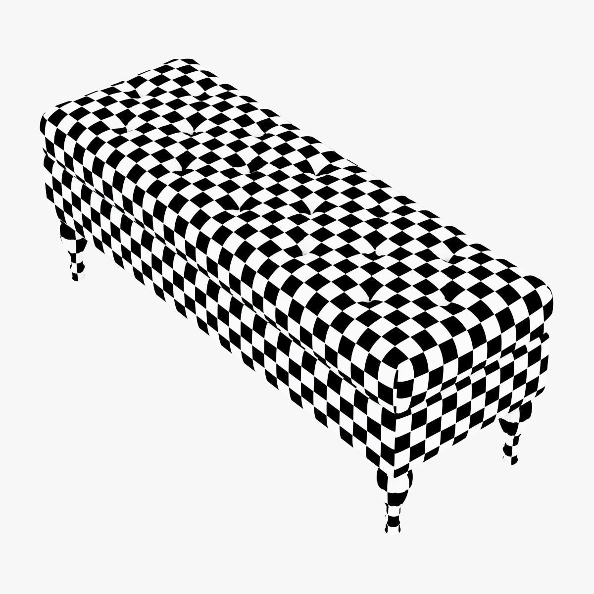 Bench Montserrat 3D model_7