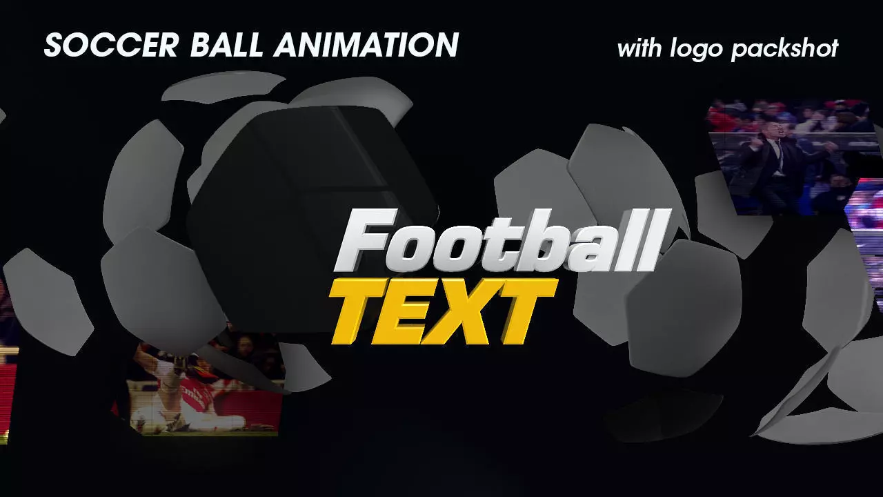 Soccer Ball Animation Broadcast Opener 3D model_0
