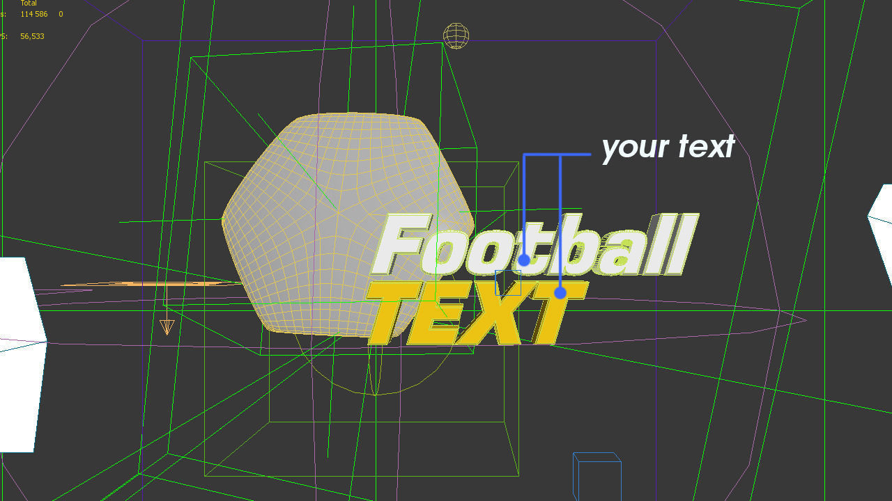 Soccer Ball Animation Broadcast Opener 3D model_11