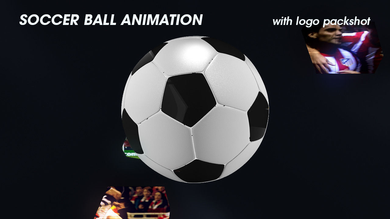Soccer Ball Animation Broadcast Opener 3D model_5