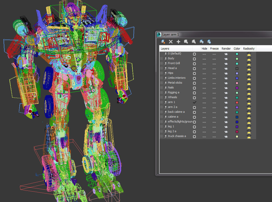 Optimus Prime Alive Transformer 3D model_86