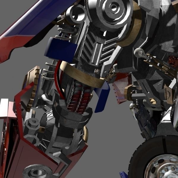 Optimus Prime Alive Transformer 3D model_52