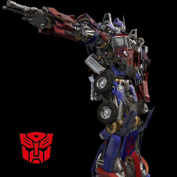 Optimus Prime Alive Transformer 3D model_51