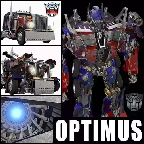 Optimus Prime Alive Transformer 3D model