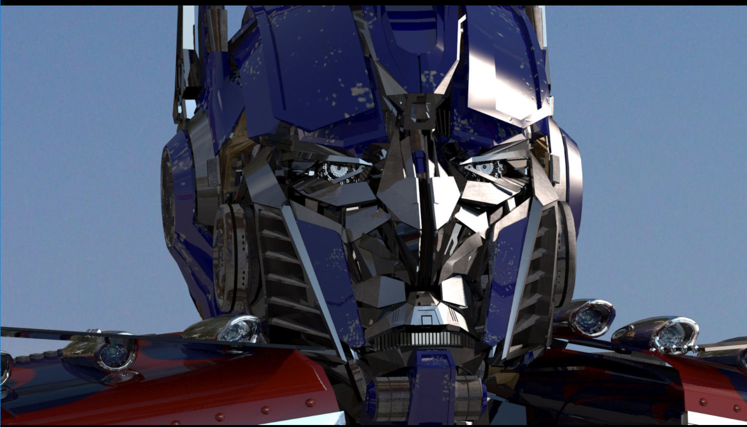 Optimus Prime Alive Transformer 3D model_100