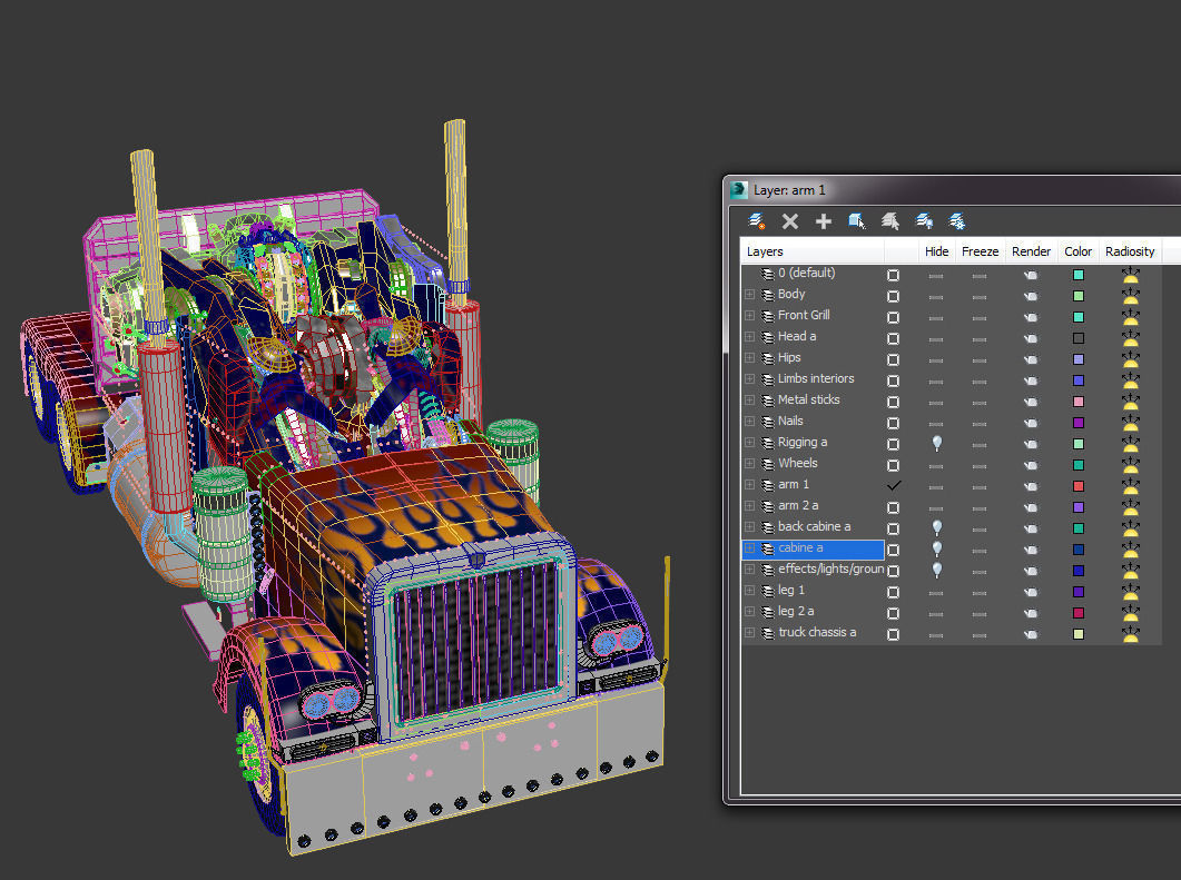 Optimus Prime Alive Transformer 3D model_26
