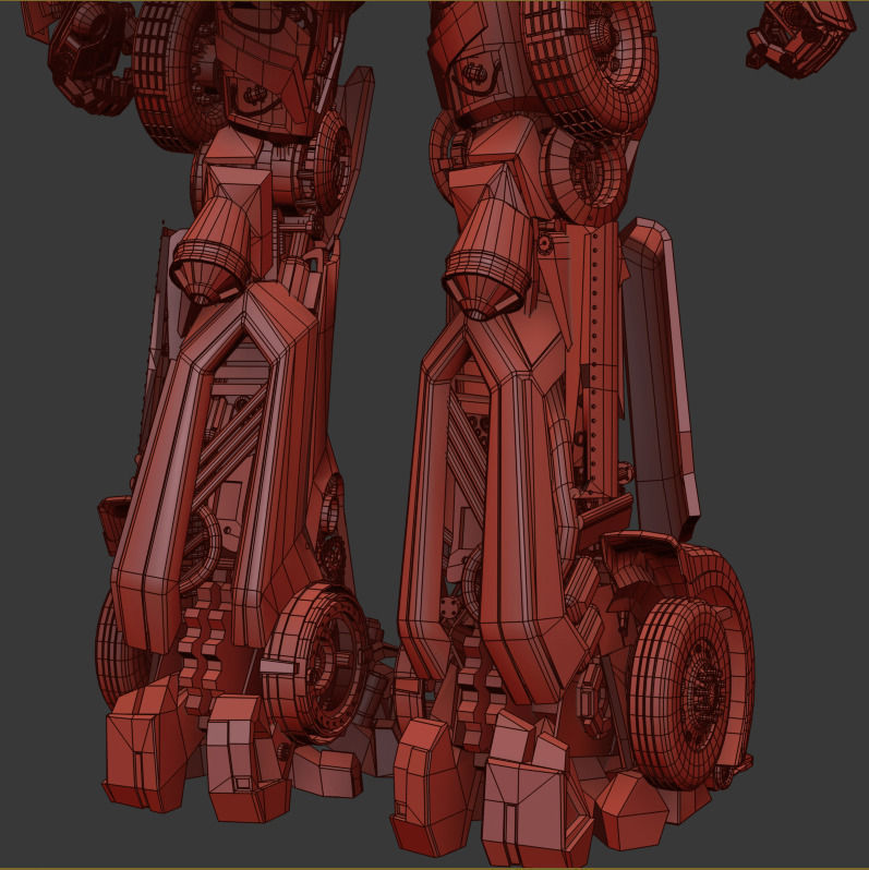 Optimus Prime Alive Transformer 3D model_68