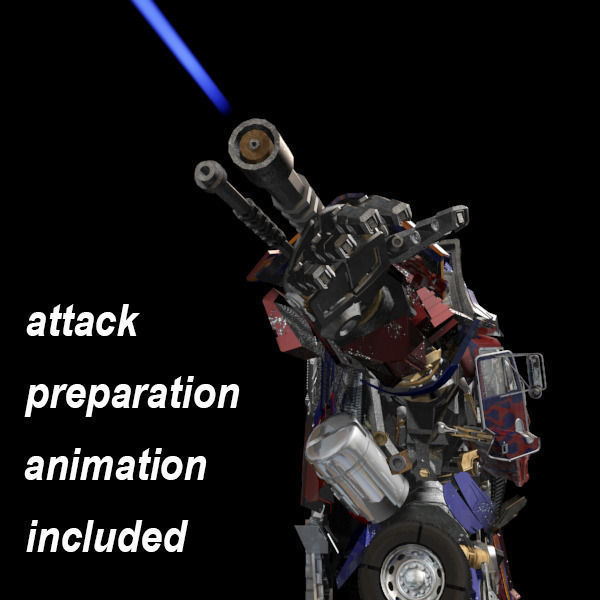 Optimus Prime Alive Transformer 3D model_50