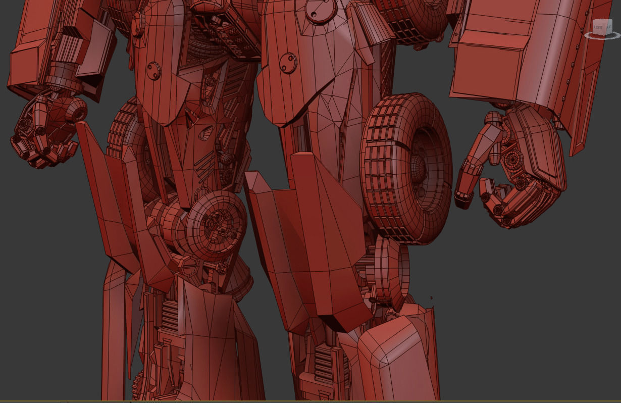 Optimus Prime Alive Transformer 3D model_69