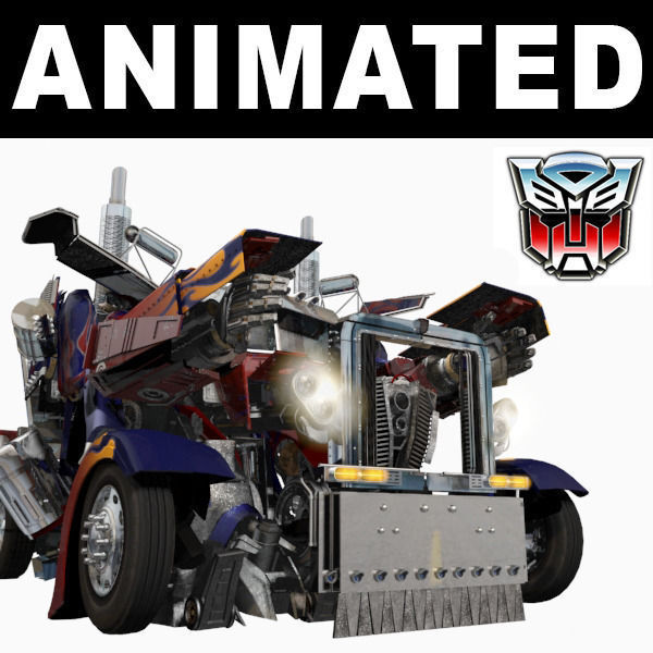 Optimus Prime Alive Transformer 3D model_12