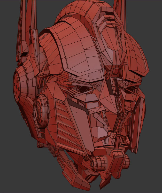 Optimus Prime Alive Transformer 3D model_79