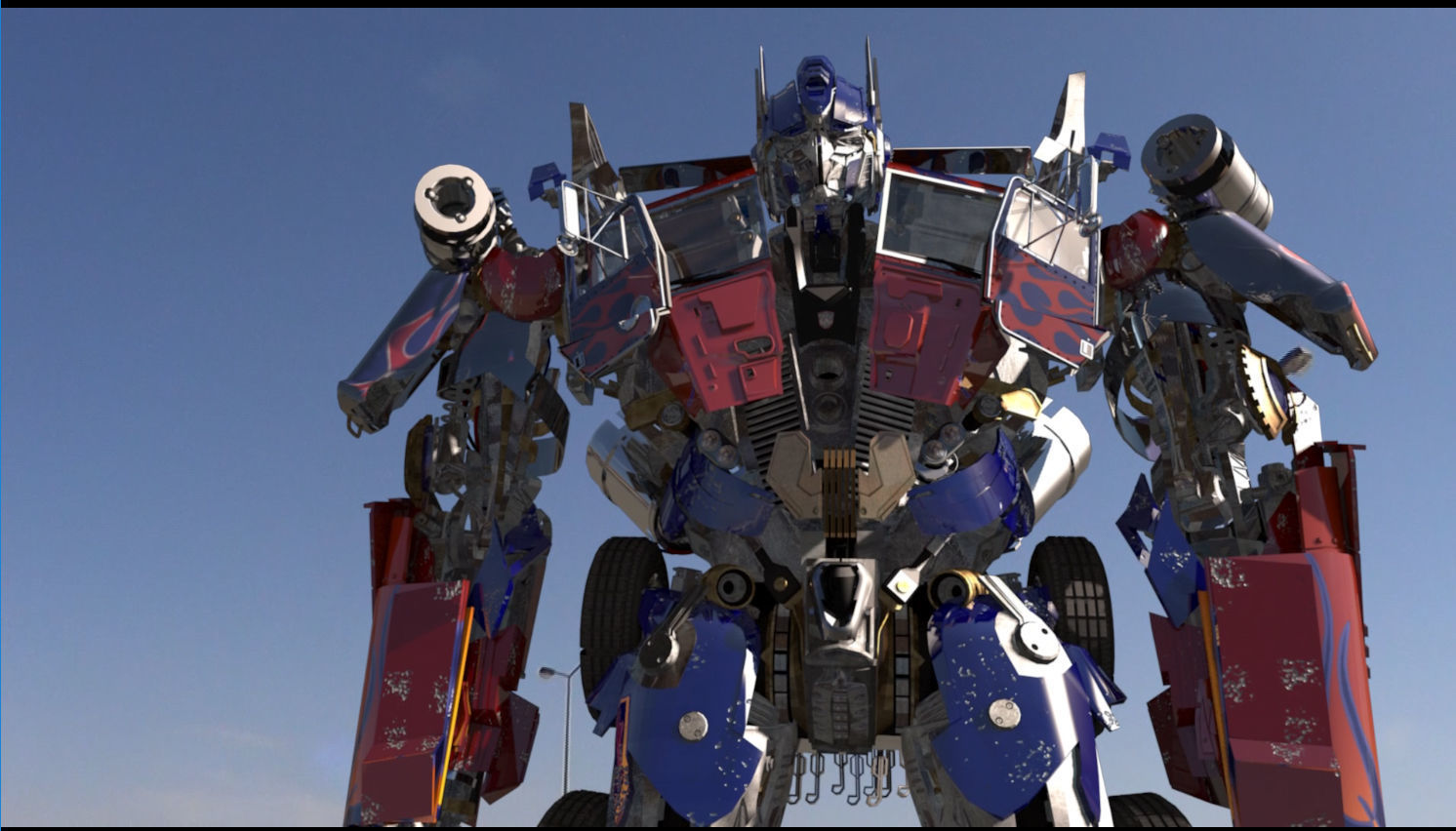 Optimus Prime Alive Transformer 3D model_99