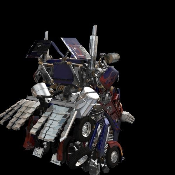 Optimus Prime Alive Transformer 3D model_17