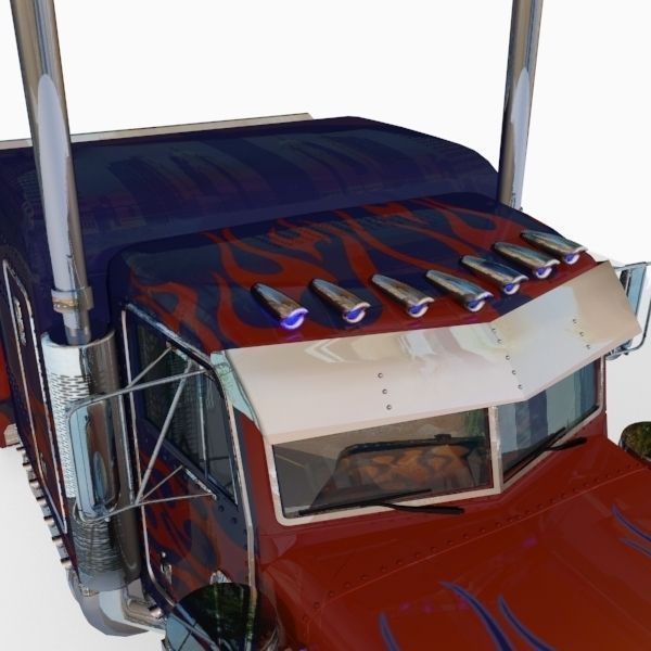 Optimus Prime Alive Transformer 3D model_11