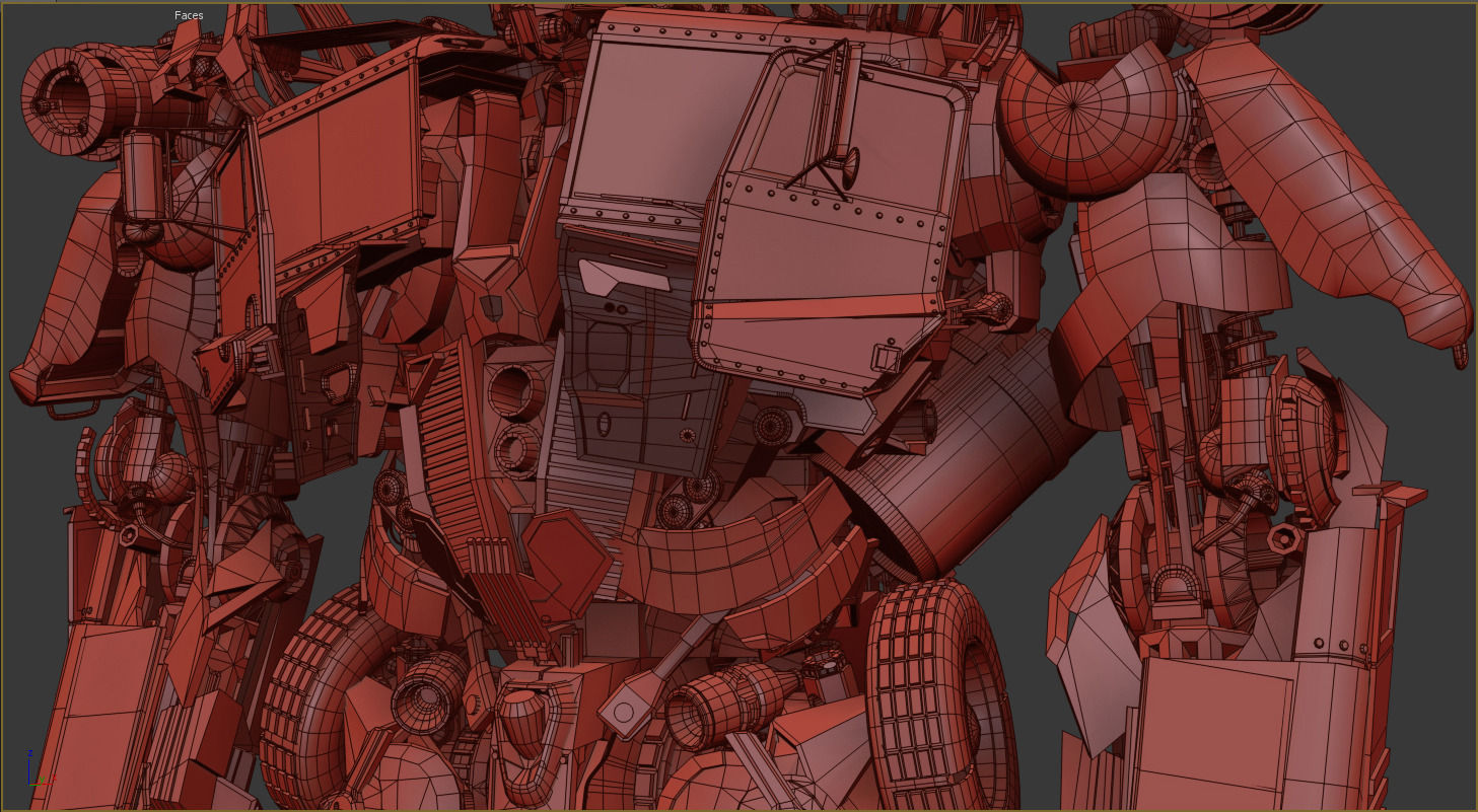 Optimus Prime Alive Transformer 3D model_74