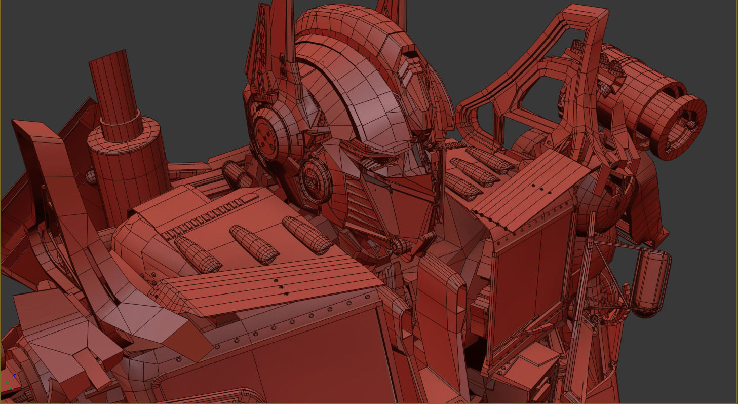 Optimus Prime Alive Transformer 3D model_78
