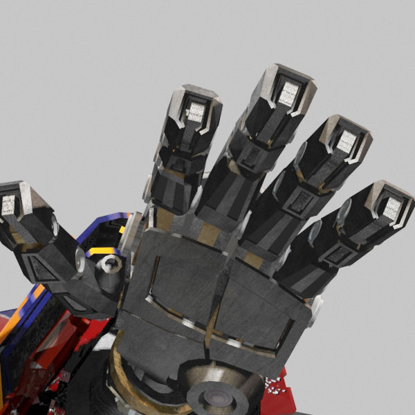 Optimus Prime Alive Transformer 3D model_59