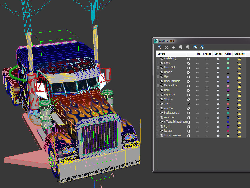 Optimus Prime Alive Transformer 3D model_28