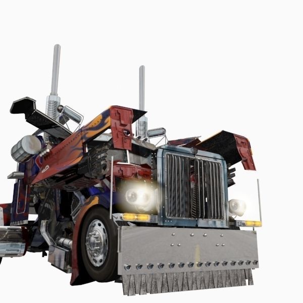 Optimus Prime Alive Transformer 3D model_88