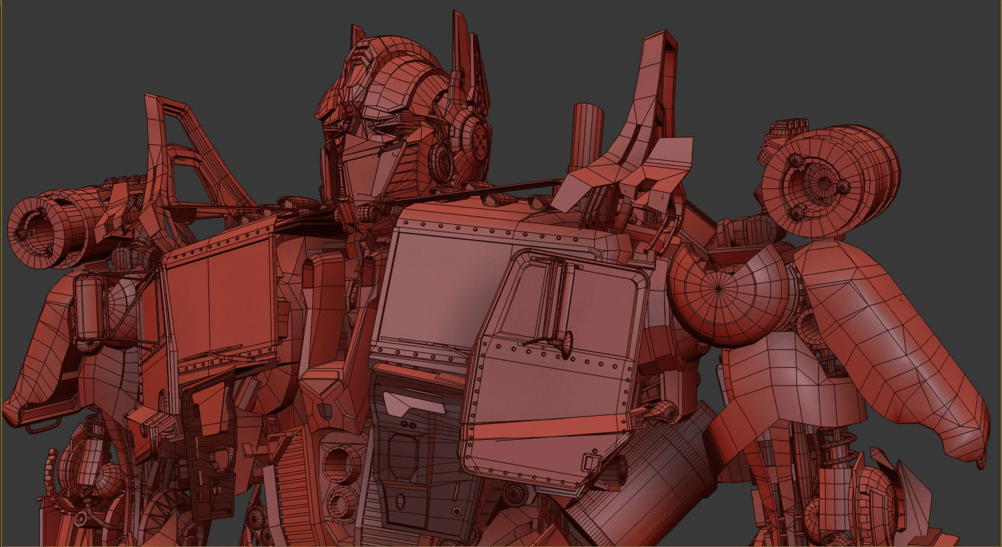 Optimus Prime Alive Transformer 3D model_77